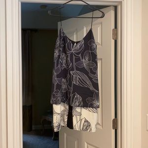 Corey reverse pattern “shirt” dress